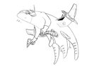 aircraft erection feral genitals machine male masturbation penile penile_masturbation penis solo vehicle bandai_namco digimon digimon_fusion delphine avian bird digimon_(species) living_aircraft living_machine living_vehicle sparrowmon 16:10 monochrome widescreen