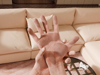 ambiguous_gender anthro black_pawpads claws demi_transformation first_person_view growth hairless no_fur pawpad_growth pawpads paws transformation transformation_pov martifolf kip_(raccoon) human mammal procyonid raccoon 2025 3d_(artwork) 3d_animation 4:3 animated digital_media_(artwork) hi_res no_sound short_playtime video