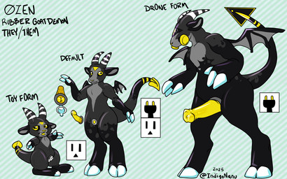 anthro drone genitals hooves latex male outlet penis plug pool_toy solo strategically_placed_hole toy vinyl yellow_eyes yellow_penis indigonanu bovid caprine concubus demon goat mammal succubus 16:10 absurd_res hi_res widescreen