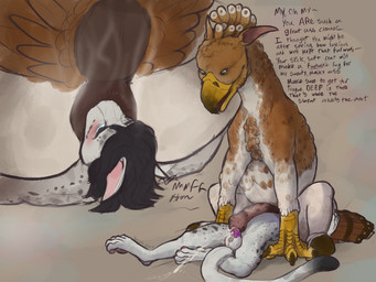 anal animal_genitalia animal_penis anthro anthro_on_feral anus balls bestiality blush bodily_fluids butt chastity_cage chastity_device cleaning cleaning_genitals cum cum_through_chastity cum_while_chaste deep_rimming degradation dialogue dominant dominant_feral dominant_male ejaculation enthusiastic equine_genitalia equine_penis facesitting femboy feral genital_fluids genitals leaking_precum male male/male musk musky_anus musky_balls oral penis precum rimming rimming_male sex sitting sitting_on_another speech_bubble sweat sweat_rag sweating_profusely sweaty_butt tail worship conditional_dnp teavern mythology emmett avian felid feline gryphon mammal mythological_avian mythological_creature pantherine snow_leopard 4:3 absurd_res hi_res story story_in_description