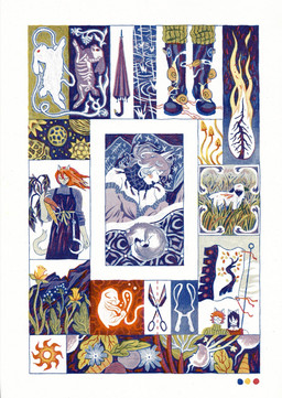 ambiguous_gender anthro apron beetroot bone boots bottomwear breasts burning carrot clothing cut_here dotted_line duo eyewear female feral fetus fire flag flower food footwear fungus glasses group hair holding_carrot holding_food holding_object holding_vegetable leaf mushroom pants pillow plant puddle raining red_eyes red_hair rock round_glasses scarf scissors shoes sickle skeleton solo splash tail tree umbilical_cord umbrella under_covers vegetable wearing_glasses white_body x-ray_view young young_ambiguous goblinstunts bovid caprine gastropod lagomorph leporid mammal mollusk mustelid rabbit sheep snail hi_res restricted_palette