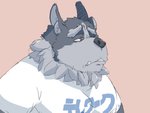 anthro black_nose clothing cute_fangs fangs kemono male overweight overweight_anthro overweight_male shirt solo teeth topwear train_(artist) lifewonders tokyo_afterschool_summoners tsathoggua_(tas) 2020 4:3