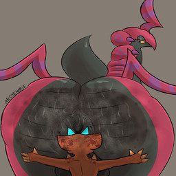 anal anus big_butt bodily_fluids butt facesitting larger_male male male/male oral puffy_anus rimming sex simple_background sitting_on_another size_difference smaller_male smothering sweat sweaty_butt archenarie nintendo pokemon arthropod generation_5_pokemon insect kobold pokemon_(species) scalie scolipede 1:1 hi_res signature
