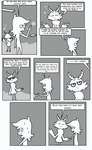 absurd_res ambiguous_gender antennae_(anatomy) anthro arthropod bodily_fluids border bottomless bubble clothed clothing comic daniel_toke dialogue duo english_text eyes_closed female_(lore) frown gesture greyscale hand_gesture hand_holding hi_res hoodie hoodie_only human iconography insect lepidopteran looking_at_another looking_away male male/ambiguous mammal mivliano_10-c monochrome moth motion_lines narrowed_eyes pointing shane_frost speech_bubble standing sweat sweatdrop text topwear topwear_only triangle_(shape) unimpressed white_border