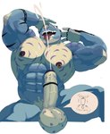 abs anal anthro arms_above_head balls biceps big_balls big_muscles bodily_fluids cum cutaway ejaculation erection facial_piercing foreskin genital_fluids genitals hands-free huge_muscles humanoid_genitalia humanoid_penis jackhammer looking_pleasured male markings muscular muscular_anthro muscular_male navel nipple_piercing nipple_ring nipples nose_piercing nose_ring nude open_mouth open_smile pecs penis piercing power_tool prostate prostate_milking prostate_orgasm ring_piercing simple_background smile solo tattoo teeth tongue tongue_out tools white_background erebonbon atlas_(fusion_h0ss) dinosaur prehistoric_species reptile scalie theropod tyrannosaurid tyrannosauroid tyrannosaurus tyrannosaurus_rex 2021