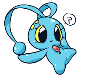 blush female feral genitals question_mark simple_background solo speech_bubble vulva white_background kageyama nintendo pokemon aquatic generation_4_pokemon legendary_pokemon manaphy pokemon_(species) 2015