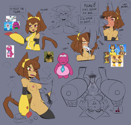 anthro areola arm_tuft big_penis blood blush blush_lines bodily_fluids breasts brown_hair catnip cherry_popping crooked_whiskers crotch_tuft cum cum_in_mouth cum_inside defloration drugs duo eyelashes fellatio female female_virgin from_front_position fur genital_fluids genitals glitch group hair long_eyelashes machine male male/female mating_press neck_bulge oral penetration penile penile_penetration penis penis_in_vagina precum productions pubes sex shoulder_tuft tan_body tan_fur tear_trough text tuft vaginal vaginal_penetration virgin vulva renn_ip gameoverse glitch_productions gobbles_(gameoverse) kit_bodega aquatic cetacean dinosaur dolphin domestic_cat felid feline felis human mammal prehistoric_species reptile robot scalie toothed_whale turtle english_text hi_res sketch_page