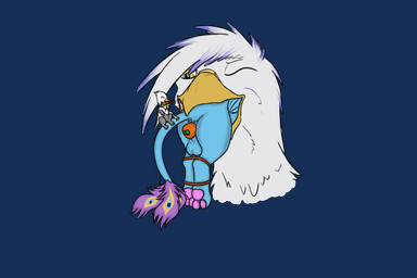 anus avian_feet balls beak blue_body bound carrot_dildo feathered_crest feathered_wings feathers feral feral_pred feral_prey genitals green_eyes group head_crest improvised_dildo improvised_sex_toy larger_pred legs_tied male male_pred male_prey micro oral_vore partially_inside pawpads paws pink_body quadruped size_difference tail tail_tuft tuft vore wings doesnotexist lucuzin mythology der gyro_feather zephyrus_(phoe) avian bird galliform gryphon mythological_avian mythological_creature peafowl phasianid 3:2 alpha_channel digital_media_(artwork) hi_res