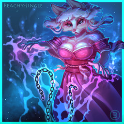 anthro anthrofied asian_clothing big_breasts breasts clothing comic_panel cosmic_background cream_hair east_asian_clothing elemental_manipulation female fire fire_manipulation fur hair hair_bun inner_ear_fluff japanese_clothing kimono levitation lidded_eyes light light_beam looking_down magic magic_user markings multi_tail pink_body pink_fur pink_nose release solo spell spellcasting spots spotted_markings spotted_tail standing star starry_background sunbeam sunlight tail tail_markings teal_eyes thick_thighs thinking tuft unchained peachy-jingle nintendo pokemon sasha_valiski canid canine fox fox_spirit generation_1_pokemon mammal ninetales pokemon_(species) 1:1 hi_res