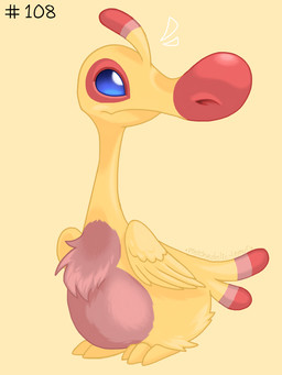 3_toes ambiguous_gender antennae_(anatomy) blue_eyes chest_tuft feathered_wings feathers feet feral long_neck looking_away mouth_closed multicolored_antennae red_snout simple_background snout solo tan_body tan_feathers text toes tuft wings yellow_background yellow_body yellow_feathers psychedelic-lemur disney lilo_and_stitch fan_character nudge_(sketch-lampoon) alien avian bird columbid dodo experiment_(lilo_and_stitch) recently_extinct_species 3:4 artist_name digital_media_(artwork) signature