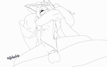 abdominal_bulge balls big_penis bouncing_ears breasts chair_position chokehold clothing clothing_aside duo eyewear female female_penetrated from_behind_position genitals glasses headlock human_on_humanoid human_penetrating human_penetrating_female human_penetrating_humanoid humanoid_penetrated interspecies low-angle_view male male/female male_penetrating male_penetrating_female navel penetration penile penile_penetration penis penis_in_vagina rough_sex sex small_breasts swimwear swimwear_aside urethra vaginal vaginal_penetration vein veiny_penis vulva young young_penetrated sydus seia_(blue_archive) animal_humanoid canid canid_humanoid canine canine_humanoid fox_humanoid human humanoid mammal mammal_humanoid 2d_animation animated frame_by_frame line_art