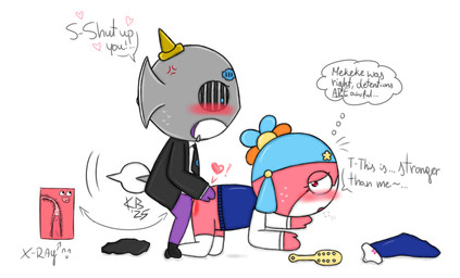 anal anal_penetration anthro armor bdsm blush blushing_profusely bodily_fluids bottomless bow_panties bow_underwear breath butt_slap clothed clothing cross-popping_vein cum cum_drip dominant dripping duo exclamation_point female footwear forced genital_fluids genitals headgear heart_symbol helmet knee_highs knee_socks kneeling legwear male male/female paddle panties panting penetration penile penile_penetration penis punishment rape school school_uniform sex shoes simple_background slap socks spanking speech_bubble student suit sweat sweatdrop tail teacher teacher_and_student tears tears_of_pleasure underwear uniform vein veiny_penis white_background x-ray_view kawaii_bimbo_(artist) sgt._frog hanana shurara amphibian humanoid keronian mammal
