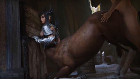 female interspecies male male/female esqut european_mythology greek_mythology mythology centaur equid equid_taur human humanoid_taur mammal mammal_taur taur 16:9 animated high_framerate long_playtime sound video widescreen