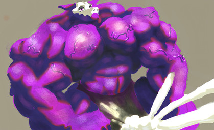 anthro big_bulge big_muscles big_penis bodily_fluids bulge cum excessive_cum excessive_genital_fluids genital_fluids genitals huge_bulge huge_muscles huge_penis hyper hyper_bulge hyper_genitalia hyper_muscles hyper_penis male muscular penis purple_body solo bigboi spp82446 canid canine canis mammal wolf absurd_res hi_res