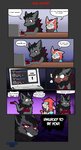 anthro breasts clothed clothing computer dialogue duo electronics female gaming laptop male male/female playing_video_game speech_bubble text awoogasm nintendo pokemon rupira vaskin_(anamecuz) generation_5_pokemon pokemon_(species) zoroark zorua 2020 absurd_res comic english_text hi_res