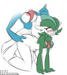 abdominal_bulge ambiguous_penetration balls blush bodily_fluids breasts butt clenched_teeth crossgender dankodeadzone drooling duo eye_roll female female_penetrated from_behind_position gallade gardevoir generation_3_pokemon generation_4_pokemon genitals gynomorph gynomorph/female gynomorph_penetrating gynomorph_penetrating_female hi_res intersex intersex/female intersex_penetrating intersex_penetrating_female mtf_crossgender nintendo nipples not_furry penetration penis pokemon pokemon_(species) red_eyes saliva sex shiny_pokemon simple_background teeth white_background