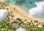 beach cloud coral_reef female feral flying palm_tree plant sea seaside solo tree water wings stinkehund hasbro my_little_pony mythology fan_character anthozoan cnidarian coral equid equine mammal marine mythological_creature mythological_equine pegasus hi_res