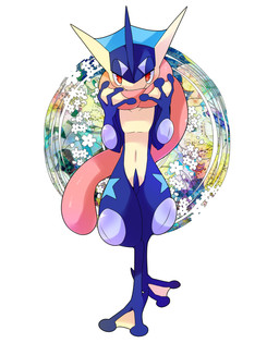 abstract_background ambiguous_gender amphibian frog greninja lemoco lemoco99 looking_at_viewer navel ninja nintendo pokémon red_eyes solo standing tongue video_games webbed_feet webbed_hands
Rating: Safe
Score: 5
User: DeltaFlame
Date: February 08, 2015 abstract_background ambiguous_gender amphibian frog greninja lemoco lemoco99 looking_at_viewer navel ninja nintendo pokémon red_eyes solo standing tongue video_games webbed_feet webbed_hands
Rating: Safe
Score: 5
User: DeltaFlame
Date: February 08, 2015