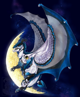 cosmic_background feathered_wings feathers feral fur night outside solo tail wings arsauron mythology dragon feathered_dragon feathered_scalie furred_dragon furred_scalie mythological_creature mythological_scalie scalie 2015 digital_media_(artwork) hi_res