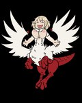 big_breasts breasts feathers female solo tail diegolo12083176 delicious_in_dungeon mythology falin_touden dragon dragon_taur elf feathered_scalie mythological_creature mythological_scalie scalie taur 4:5 animated hi_res short_playtime