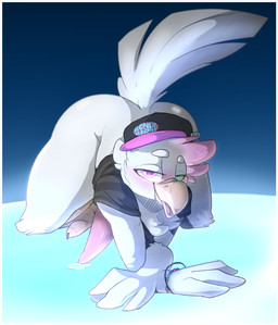 animal_genitalia anthro beak big_penis blush bottomless butt claws clothed clothing feathers genitals hair hat headgear headwear heterochromia huge_penis looking_at_viewer male penis shirt simple_background smile solo tapering_penis toe_claws tongue topwear white_body white_feathers backsash sash_(backsash) avian bird gull lari larid 2018 digital_media_(artwork) hi_res