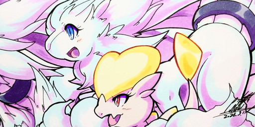 anthro blue_eyes blush blush_lines eyelashes fangs fur grey_body group narrowed_eyes open_mouth pink_eyes simple_background tail teeth text tongue trio white_body white_fur 025aki mythology nintendo pokemon dragon furred_dragon furred_scalie generation_5_pokemon generation_7_pokemon jangmo-o legendary_pokemon mythological_creature mythological_scalie pokemon_(species) reshiram scalie 2026 absurd_res dated hi_res signature translation_request mother_(lore) mother_and_child_(lore) parent_(lore) parent_and_child_(lore)