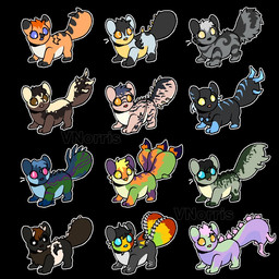 2_tails 3_tails ambiguous_gender black_background black_body black_eyes black_hair blonde_hair blue_eyes blue_hair brown_body brown_eyes brown_hair distortus_stinger_(off_the_grid_mod) feral fluffy green_body grey_body grey_hair group gullet_gulper_(off_the_grid_mod) hair hootwing_(off_the_grid_mod) indo_stinger_(off_the_grid_mod) indominus_stinger_(off_the_grid_mod) multi_tail nadderdon_(off_the_grid_mod) orange_body orange_eyes orange_hair paws pink_eyes purple_body purple_eyes purple_hair simple_background spearrow_(off_the_grid_mod) spikes spikes_(anatomy) stinger stingerzilla_(off_the_grid_mod) stripes tail tan_body triple_bolt_(off_the_grid_mod) triple_stinger_(off_the_grid_mod) tundra_gutter_(off_the_grid_mod) whiskers white_body wings yellow_eyes puppetmaster13uwu dreamworks how_to_train_your_dragon mythology rain_world videocult dragon hybrid mythological_creature mythological_scalie scalie slugcat slugpup_(rainworld) 1:1 crossover