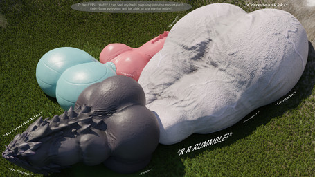 animal_genitalia anthro ball_size_difference balls balls_expansion big_balls big_penis comparing competition dialogue duo expansion feral genital_expansion genitals huge_balls huge_penis hyper hyper_balls hyper_genitalia hyper_penis immobile knot knotted_penis macro_balls macro_penis male multi_balls multi_genitalia outside penile_spines penis penis_expansion penis_size_difference sheath sitting_on_balls size_difference text transformation vein veiny_balls veiny_penis a3person bonzaipalmtree mythology drash_(character) zai_(bonzaipalmtree) dragon mythological_creature mythological_scalie scalie 16:9 3d_(artwork) digital_media_(artwork) english_text hi_res sequence widescreen