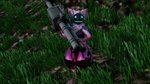 anthro blue_eyes chest_tuft claws cybernetics feet female fur gradient_fur grass inner_ear_fluff looking_at_viewer machine outside pink_body pink_fur plant ranged_weapon rocket_launcher screen screen_face solo standing toe_claws tuft weapon weapon_on_shoulder jorric_(artist) morganite_(protogen) protogen 16:9 2021 3d_(artwork) absurd_res digital_media_(artwork) hi_res huge_filesize widescreen