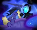 bed blanket blue_eyes blue_hair duo equine eyes_closed fangs female feral friendship_is_magic frown fur hair helmet horn horse krystalderpx3 long_hair my_little_pony nightmare_moon_(mlp) open_mouth pillow pony princess_luna_(mlp) sharp_teeth smile tears teeth tongue winged_unicorn wings
Rating: Safe
Score: 5
User: Deatron
Date: November 02, 2013