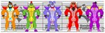 anthro balls big_balls big_penis blue_glans blue_nipples bow_tie clothing genitals glans green_body group hair hat headgear headwear hook hook_hand humanoid_genitalia humanoid_penis male male/male muscular muscular_anthro muscular_male nipples orange_body pecs penis purple_body purple_glans purple_nipples red_body red_hair reflection shoulder_pads tattoo top_hat sondinker_fazbear's five_nights_at_freddy's five_nights_at_freddy's:_security_breach scottgames steel_wool_studios fanmade_design_glamrock_bonnie fanmade_glamrock_foxy_(fnaf) glamrock_bonnie_(fnaf) glamrock_foxy_(fnaf) glamrock_freddy glamrock_mr_hippo montgomery_gator mr._hippo_(fnaf) alligatorid bear canid canine crocodilian fox hippopotamid humanoid lagomorph leporid mammal rabbit reptile scalie absurd_res hi_res model_sheet