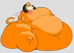 ambiguous_gender anthro back_fat belly belly_folds belly_jiggle belly_rolls belly_squish big_belly big_breasts big_butt black_body black_ears black_eyes black_fur black_nose bloat bloated blue_pupils breasts butt butt_jiggle deep_navel fat_folds fat_jiggle fat_rolls fat_squish fur grey_background head_tuft huge_belly huge_breasts huge_butt huge_hips huge_thighs hyper hyper_belly hyper_butt hyper_hips hyper_thighs jiggling lidded_eyes morbidly_obese morbidly_obese_ambiguous morbidly_obese_anthro navel nude obese obese_ambiguous obese_anthro orange_body orange_fur overweight overweight_ambiguous overweight_anthro pink_tongue pupils simple_background solo squish tan_body tan_fur tan_muzzle thick_body thick_thighs tongue tongue_out tuft wide_hipped_ambiguous wide_hipped_anthro wide_hips terito duck_hunt nintendo duck_hunt_dog canid canine canis domestic_dog hunting_dog mammal signature