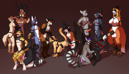 anal anal_fisting anal_penetration animal_genitalia animal_penis anthro anthro_on_anthro anthro_penetrated anthro_penetrating anthro_penetrating_anthro armor ball_gag bdsm bodily_fluids bondage bottomless bound bracers chaps chastity_cage chastity_cage_only chastity_device chastity_device_only chastity_strap clothed clothing cum cum_while_penetrated dildo dildo_in_ass dildo_insertion dildo_sitting double_dildo dungeon equine_genitalia equine_penis erection feet fisting forced fully_sheathed gag genital_fluids genitals group group_bondage group_sex gynomorph harness intersex large_group leather leather_daddy male male/male male_penetrated male_penetrating male_penetrating_male mass_orgy metal_chastity_cage mismatched_animal_penis mismatched_genitalia mismatched_penis nude object_in_ass oral oral_penetration oral_rape orgy penetration penis prehensile_feet rape reverse_forced_oral sex sex_toy sex_toy_in_ass sex_toy_insertion sheath simple_background straps suspension toes topless wearing_chastity_cage wearing_chastity_device whip holly_marie_ogburn alden_(piopio1949) russ_cybercheetah vixyfox bear canid canine canis cheetah coyote domestic_cat domestic_dog felid feline felis fox giant_panda lagomorph lemur leporid lion mammal mouse murid murine mustelid otter pantherine primate rabbit rat ring-tailed_lemur rodent strepsirrhine wolf 2017 digital_drawing_(artwork) digital_media_(artwork) hi_res