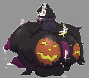 adoptive-mother/son angel_costume anthro anus areola balls big_balls big_breasts big_butt big_female big_penis black_body black_fur blood_bag bodily_fluids bodypaint bone bone_mask breasts brown_body brown_fur butt clothing costume cum cum_drip cum_in_ass cum_in_vagina cum_inside dripping erection foreskin frankenstein_costume fur fur_markings genital_fluids genitals glowing glowing_eyes group gynomorph halloween_costume holidays huge_balls huge_breasts huge_butt huge_penis humanoid_genitalia humanoid_penis hyper hyper_balls hyper_breasts hyper_butt hyper_genitalia hyper_penis intersex intersex/male jack-o'-lantern knot knotted_penis lactating large_female male markings mask milk mummy_wrappings nipples onomatopoeia overweight pawpads paws penis precum puffy_anus puffy_areola puffy_nipples pumpkin_butt purple_genitals size_difference size_play skull skull_head skull_mask small_but_hung smaller_male sound_effects sweat sweaty_butt sweaty_genitalia tail text vampire_costume white_body white_fur yellow_body yellow_fur baloodial halloween scp_foundation dunny_(unbelievablybuzzy) ikky_(unbelievablybuzzy) runny_(unbelievablybuzzy) scp-1471-a sunny_(unbelievablybuzzy) zandraa_(mos_ley) domestic_rabbit dutch_rabbit harlequin_rabbit lagomorph leporid malo mammal murid murine oryctolagus rabbit rat rodent hi_res