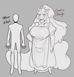 absurd_res animal_humanoid canid canid_humanoid canine canine_humanoid chart cookie_dough_(glacierclear) digital_drawing_(artwork) digital_media_(artwork) duo female fox_humanoid foxtrot_(glacierclear) glacierclear greyscale height_chart hi_res humanoid mammal mammal_humanoid monochrome