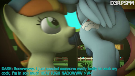 age_difference animal_genitalia animal_penis balls balls_deep big_penis blue_body bodily_fluids butt crossgender cum cum_in_mouth cum_inside cutie_mark duo ellipsis equine_genitalia equine_penis exclamation_point face_fucking fellatio female feral ftg_crossgender fti_crossgender genital_fluids genitals good_girl green_eyes gynomorph hair intersex intersex/female irrumatio loli older_gynomorph older_intersex oral orange_hair penetration penile penis penis_in_mouth sex text wings young young_female young_feral younger_female d3rpsfm friendship_is_magic hasbro my_little_pony mythology rainbow_dash_(mlp) earth_pony equid equine horse mammal mythological_creature mythological_equine pegasus pony 16:9 3d_(artwork) 3d_animation animated digital_media_(artwork) english_text hi_res long_playtime no_sound webm widescreen