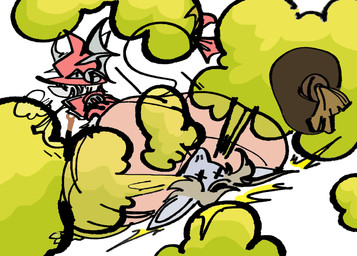 anthro big_butt butt dominant dominant_female duo facesitting fart fart_cloud female female_on_top green_fart_cloud huge_butt male male/female on_top sitting sitting_on_another slam puntthepoodle final_fantasy final_fantasy_ix square_enix freya_crescent sir_fratley burmecian mammal murid rodent hi_res