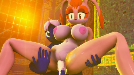 anthro anthrofied areola big_breasts bodily_fluids breasts cum cum_in_vagina cum_inside duo erection female female_penetrated genital_fluids genitals male male/female male_penetrating male_penetrating_female mature_anthro mature_female navel nipples nude orgasm penetration penile penile_penetration penis penis_in_vagina sex smile spread_legs spreading sun vaginal vaginal_penetration vulva sprinkles_(artist) friendship_is_magic hasbro my_little_pony sega sonic_the_hedgehog_(series) fan_character vanilla_the_rabbit equid equine horse lagomorph leporid mammal pony rabbit 16:9 2016 3d_(artwork) digital_media_(artwork) hi_res source_filmmaker_(artwork) widescreen