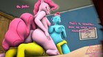 16:9 3d_(artwork) age_difference anthro balls big_breasts big_butt breasts butt cowgirl_position dialogue digital_media_(artwork) english_text equid equine facesitting female female_penetrated ffm friendship_is_magic from_front_position genitals group group_sex hasbro hi_res husband_and_wife male male/female male_penetrating male_penetrating_female mammal married_couple mature_female mr._cake_(mlp) mrs._cake_(mlp) my_little_pony nipples nude on_bottom on_top penetration penis pinkie_pie_(mlp) profanity senthaurekmern sex sitting_on_another text threesome trio widescreen