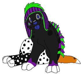 ambiguous_gender black_body black_fur blue_eyes blue_nose blue_tongue brown_body brown_fur clothing digitigrade feral fur green_body green_fur grey_body grey_fur grey_sclera hat headgear headwear looking_at_viewer paws purple_body purple_fur simple_background sitting solo sparklefur tail tongue tongue_out white_background white_body white_fur sebdoggo blue_(sebdoggo) canid canine canis domestic_dog herding_dog mammal mixed_breed pastoral_dog welsh_corgi 2009 aliasing digital_drawing_(artwork) digital_media_(artwork) flat_colors full-length_portrait low_res microsoft_paint_(artwork) portrait