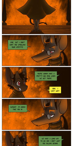 age_difference anthro dialogue duo eyewear female glasses male male/female text james_howard patreon subscribestar aamon_2_(james_howard) aamonsmom_(james_howard) bat demon mammal absurd_res comic english_text hi_res url
