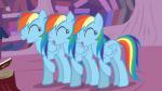 blue_body blue_feathers blue_fur book clone cutie_mark dancing eyes_closed feathered_wings feathers female fur group hair multicolored_hair multicolored_tail purple_hair rainbow_hair rainbow_tail smile tail two_tone_hair wings immatoonlink friendship_is_magic hasbro my_little_pony mythology rainbow_dash_(mlp) twilight_sparkle_(mlp) equid equine mammal mythological_creature mythological_equine pegasus 16:9 2013 2d_animation adobe_animate_(artwork) animated digital_media_(artwork) motion_tweening short_playtime widescreen