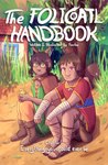 absurd_res bandage building clothed clothing comic cover cover_art cover_page duo english_text fully_clothed furufoo green_eyes hi_res house human humanoid looking_at_viewer mammal not_furry outside pink_eyes plant text the_folicoatl_handbook tree white_text