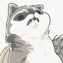 black_eyes black_nose chibi dot_eyes feral grey_body simple_background simple_eyes solo white_body yencatx mammal procyonid raccoon 1:1 2022