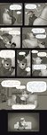 2022 absurd_res anthro belly big_belly blush canid canine canis clothing comic deer english_text fully_inside furniture hi_res josiah_(themuffinly) male mammal samuel_(themuffinly) sofa text themuffinly undressing vore wolf