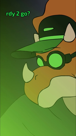 3_horns anthro biped clothed clothed_anthro clothed_feral clothed_humanoid clothed_male clothing color_coded_text computer cybernetic_eye cybernetics diarrhea electronics emoji emoticon explaining_the_joke eyewear facial_horn feces feral goggles green_lens group hat headgear headwear horn humor laugh machine male male_anthro male_feral male_humanoid multi_horn nerd nose_horn orange_body orange_scales pooping purple_body purple_skin quadruped scales teeth text texting toony trio visor_cap shoocharu derektness mace_of_hearts richieatthehelm thegreat_andini legends_of_avantris mace_caffrey pyke_starfall rett_(legends_of_avantris) ziggy_woog ceratopsian ceratopsid chasmosaurine dinosaur dwarf elf human humanoid mammal marginocephalian ornithischian prehistoric_species reptile scalie triceratops 2025 2d_animation 9:16 adobe_animate_(artwork) animated colored digital_media_(artwork) english_audio english_text flat_colors hi_res long_playtime sound voice_acted webm