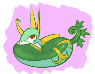 abstract_background ambiguous_feral ambiguous_gender apode curled_tail curled_up eyelashes feral green_body leaf leaf_(anatomy) legless markings multicolored_body multicolored_skin pink_background pupils red_eyes serpentine simple_background slit_pupils snout solo tail two_tone_body two_tone_skin white_background white_sclera yellow_ears momensarada nintendo pokemon generation_5_pokemon pokemon_(species) serperior 2022 colored