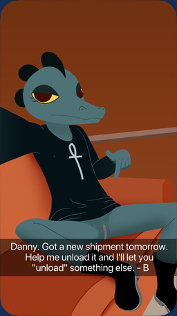 ankh black_clothing black_dress boots bottomless bottomless_female clothed clothing commando dress emotionless female flat_chested footwear gesture green_body hand_gesture inviting phone_screen pointing pointing_down selfie shoes sitting solo spread_legs spreading text vector_art teot night_in_the_woods bea_santello crocodilian reptile scalie english_text hi_res