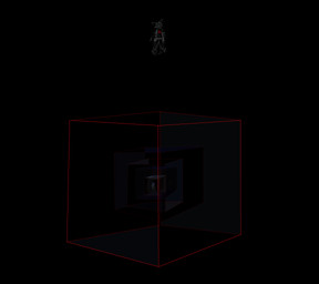 anthro black_background bottomwear clothed clothing cube male pants shirt simple_background solo surrealism topwear demensa canid canine canis domestic_dog mammal 2019 absurd_res digital_media_(artwork) hi_res