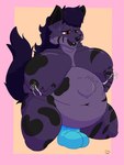 abdominal_bulge animal_dildo animal_genitalia animal_penis animal_sex_toy anthro belly big_belly big_breasts big_dildo bodily_fluids breasts bulge dildo dildo_in_pussy dildo_insertion equine_dildo equine_genitalia equine_penis female genitals holding_breast lactating looking_pleasured milk obese obese_anthro obese_female overweight overweight_anthro overweight_female penetration penis sex_toy sex_toy_in_pussy sex_toy_insertion solo sweat thick_thighs vaginal vaginal_penetration fen_flab obsidian_(obsidianyeen) hyena mammal 3:4 hi_res